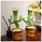 Персонажи мультфильмов - Интерактивный плюшевый танцующий кактус Funny Toys Dancing Light Cactus с разноцветной подсветкой (CPK 56683/1)#6