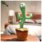 Персонажі мультфільмів - Інтерактивний плюшевий танцюючий кактус Funny Toys Dancing Light Cactus з різнобарвним підсвічуванням (CPK 56683/1)#7
