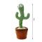 Персонажи мультфильмов - Интерактивный плюшевый танцующий кактус Funny Toys Dancing Light Cactus с разноцветной подсветкой (CPK 56683/1)#8