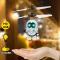 Роботи - Індукційна літаюча іграшка Робот Flying Ball Robot з сенсорним керуванням від руки та підсвічуванням, USB (NEM 0294)#2