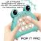 Антистресс игрушки - Электронный Поп Ит Про Интерактивный 4 Режима + Подсветка Pop It Pro SV Toys Лягушка (642)#6