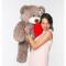 М'які тварини - Плюшевий ведмідь із серцем Mister Medved Латки Капучино 100 см (073)#5