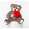 М'які тварини - Плюшевий ведмідь із серцем Mister Medved Латки Капучино 150 см (076)#2