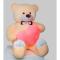 М'які тварини - Плюшевий ведмедик з серцем Mister Medved Террі 160 см Бежевий (035)#2
