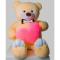М'які тварини - Плюшевий ведмедик з серцем Mister Medved Террі 160 см Бежевий (035)#3