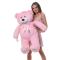 М'які тварини - Плюшевий ведмедик Mister Medved Чарлі 110 см Рожевий (091)#3
