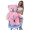 М'які тварини - Плюшевий ведмедик Mister Medved Чарлі 110 см Рожевий (091)#4
