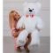М'які тварини - Плюшевий ведмедик Mister Medved Хеппі 130 см Білий (009)#4