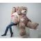 М'які тварини - Плюшевий ведмедик Mister Medved з латками Френк 2 метри Капучіно (058)#4