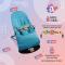 Крісла-качалки - Дитячий шезлонг-гойдалка SBT group BABY Balance Soft A1 з дугою з іграшками синій в клітинку/бавовна (BBT-13-00)#5