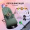 Кресла-качалки - Детский шезлонг-качалка SBT group BABY Balance Soft A1 с дугой с игрушками бирюзовый колосок/хлопок (BBT-17-00)#6
