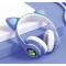 Портативні колонки та навушники - Навушники-вушка Bluetooth MDR CAT ear VZV-23M 7805 Blue N (018067)#2