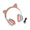 Портативні колонки та навушники - Навушники бездротові котячими вушками CAT Ear VZV-23M Bluetooth RGB Рожеві (61637254)#3