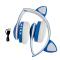 Портативні колонки та навушники - Навушники бездротові котячими вушками CAT Ear VZV-23M Bluetooth RGB Сині (79ac989a)#4