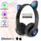 Портативные колонки и наушники - Полноразмерные наушники беспроводные Cat Headset M23 Bluetooth с RGB подсветкой и кошачьими ушками Black (CPK 7695/4)#2