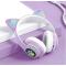 Портативные колонки и наушники - Полноразмерные наушники беспроводные Cat Headset M23 Bluetooth с RGB подсветкой и кошачьими ушками Purple (CPK 7695/2)#5