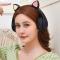Портативные колонки и наушники - Полноразмерные наушники беспроводные Cat Headset Y 047 Bluetooth с подсветкой и кошачьими ушками Black (SMT 14857/1)#3