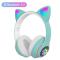 Портативні колонки та навушники - Повнорозмірні бездротові навушники Cat Headset M23 Bluetooth Зелені (CPK 7695/1)#2