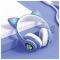 Портативні колонки та навушники - Навушники Котячі вушка Cute Headset 280ST Bluetooth MicroSD FM-Радіо Сині+Картка пам'яті (AN 23868/8)#4
