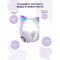 Портативні колонки та навушники - Навушники Котячі вушка Cute Headset 280ST Bluetooth MicroSD FM-радіо Фіолетові (AN 23868/4)#5