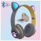 Портативні колонки та навушники - Дитячі навушники з вушками CatEar ME-3CE Bluetooth бездротові з LED підсвічуванням та MicroSD до 32Гб Gray (GD HS-309)#2
