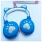 Портативні колонки та навушники - Дитячі навушники з вушками Catear Unicorn ME2-CU Bluetooth бездротові з LED підсвічуванням та MicroSD до 32Гб Blue (GD HS-308/1)#2