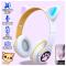 Портативні колонки та навушники - Дитячі навушники з вушками CatEar ME-3CE Bluetooth бездротові з LED підсвічуванням та MicroSD до 32Гб White (GD HS-309/5)#3