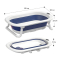 Товары по уходу - Детская ванночка для купания SBT group A1 EB-211 Бело-синяя (EB-211-1)#6