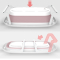 Товары по уходу - Детская ванночка Bestbaby BD-318 Pink складная для гручничка (11766-65100)#3