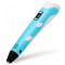 3D-ручки - 3D-ручка для малювання 3D Pen 2 та 200 метрів різнокольорового пластику Блакитна (15702135646343)#2