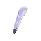 3D-ручки - 3D ручка с экраном 3D Pen Фиолетовая  с Набором Эко Пластика 79  метров  и Трафаретами (SMT 186091634\2)#5