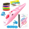 3D-ручки - 3D ручка з акумулятором Constract Toys 9902 для об'ємного малювання пластиком + трафарети та 15м пластику Рожевий (SMT 23549631)#2