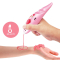 3D-ручки - 3D ручка з акумулятором Constract Toys 9902 для об'ємного малювання пластиком + трафарети та 15м пластику Рожевий (SMT 23549631)#4