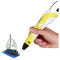 3D-ручки - 3D ручка з LCD дисплеєм та комплектом еко пластику для малювання 3DPen Hot Draw 3 Yellow (245480947/3)#6