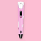 3D-ручки - 3D ручка з LCD дисплеєм 3DPen Hot Draw 3 Pink+Досточка+Ножиці+Комплект еко пластику для малювання 109 метрів (245480947/10)#3
