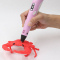3D-ручки - 3D ручка з LCD дисплеєм та комплектом еко пластику для малювання 3DPen Hot Draw 3 Pink (245480947/1)#5