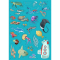 Настільні ігри - Гра з багаторазовими наліпками Умняшка "Підводний світ" KP-008 (25514)#9