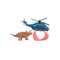 Игрушки Trade In - Trade in! Набор игрушек Jurassic World 2 Вертолет-транспортер с трицератопсом (FMY31/FMY44)#4