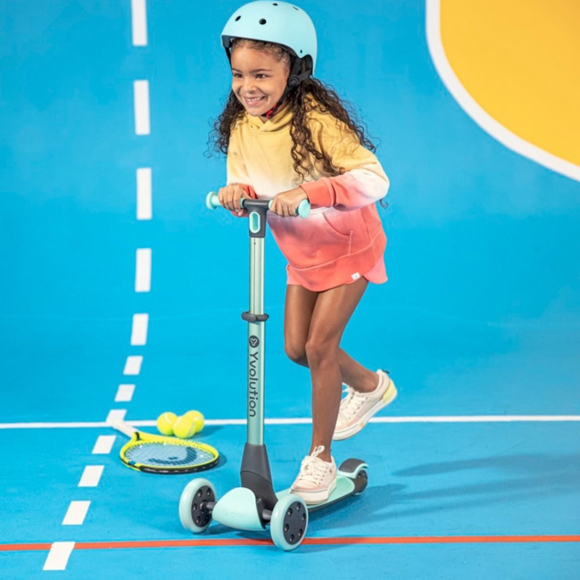 Самокати - Самокат YVolution Glider Nua зелений (Y101263)#2