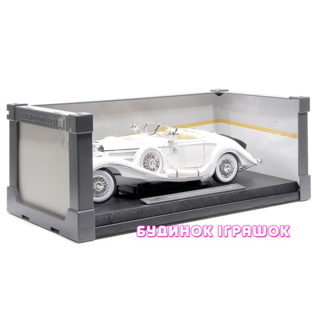 Автомоделі - Автомодель Mercedes-Benz 500 K Typ Specialroadster Macharadga біла(36055 white)#4