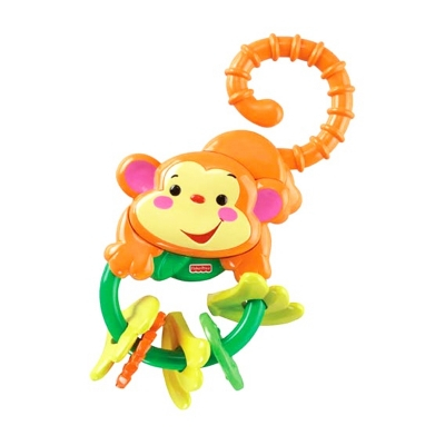 Брязкальця, прорізувачі - Брязкальце-прорізувач Мавпочка Fisher-Price (Л0513)#2