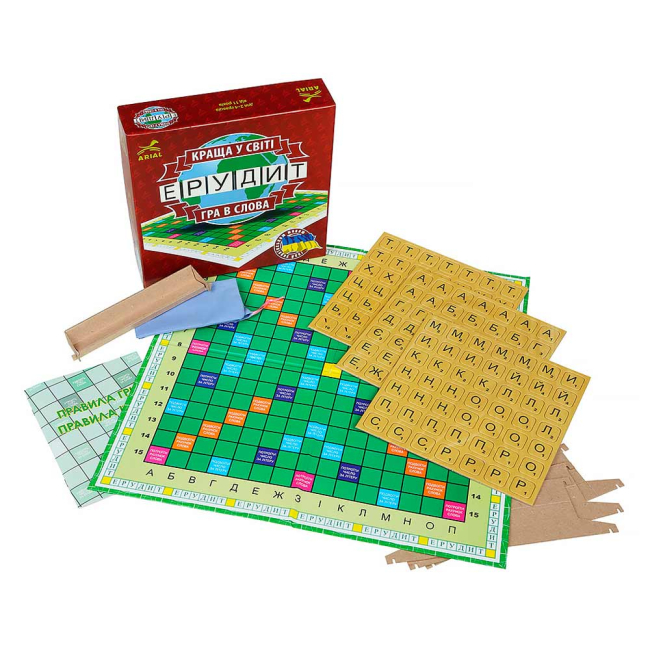 Настольные игры - Настольная игра Arial Эрудит на украинском языке (4820059910107)#2