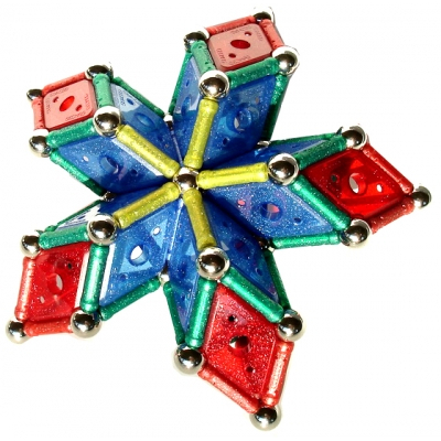 Магнітні конструктори - Конструктор Hipper Glitter 40(417)#2