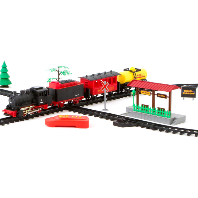 Железные дороги и поезда - Набор Golden Bright Королевский экспресс на дистанционном управлении 53 элемента (8100)#2