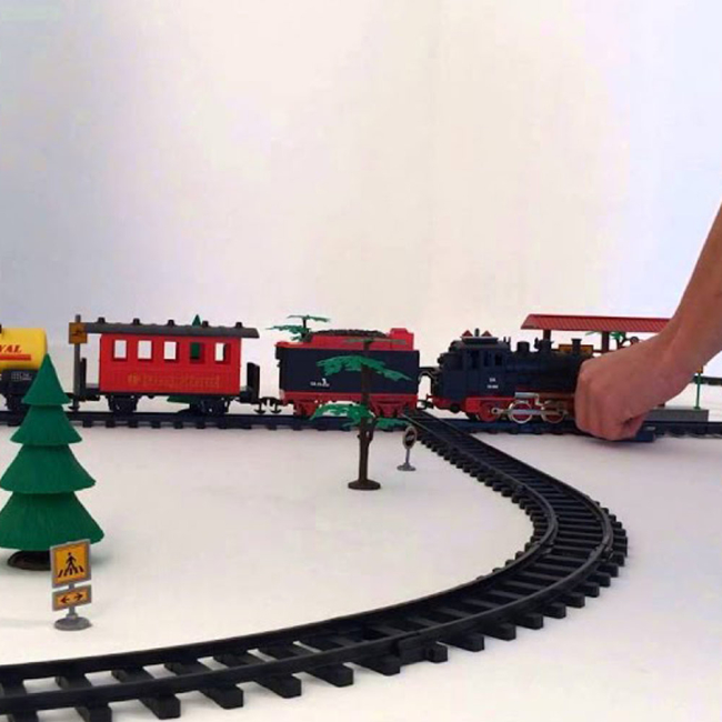 Железные дороги и поезда - Набор Golden Bright Королевский экспресс на дистанционном управлении 53 элемента (8100)#4