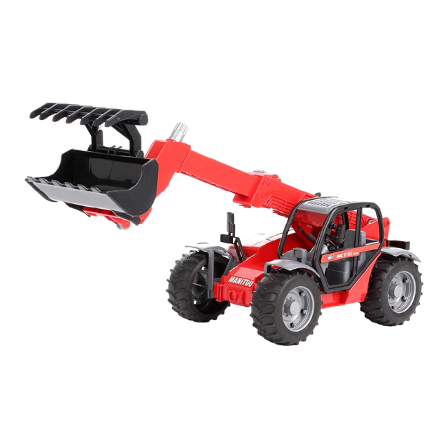 Транспорт і спецтехніка - Дорожній навантажувач із телескопічною стрілою MLT 633 BRUDER (2125) (02125)#2