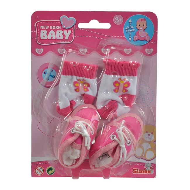 Одежда и аксессуары - Аксессуары для пупса Обувь и носки Simba в ассортименте (5560844)#2