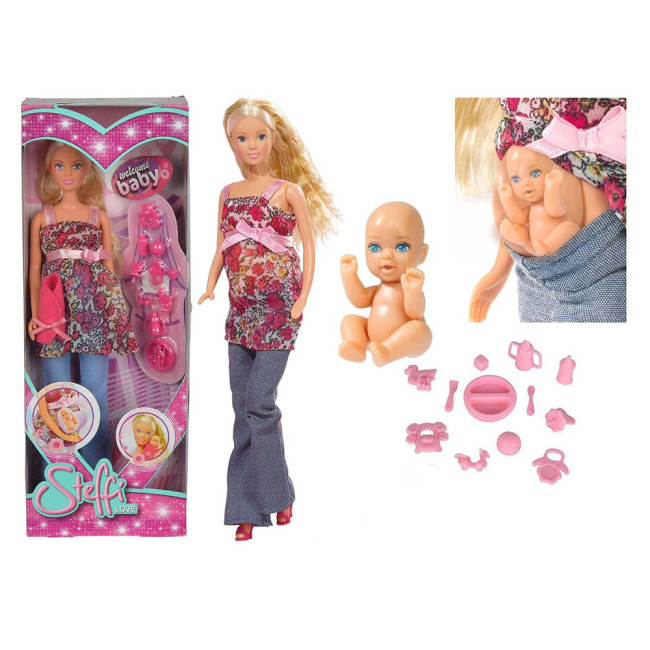 Куклы - Кукла Simba Steffi Беременная Штеффи ассортимент (5734000)#3