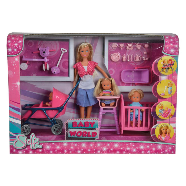 Ляльки - Лялька Steffi & Evi Love Штеффі з дітьми (5736350)#2