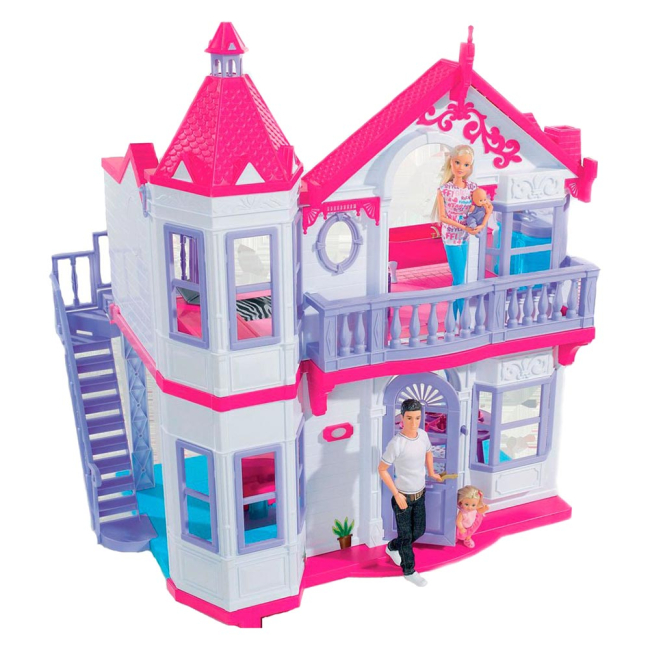 Меблі та будиночки - Ляльковий будиночок Steffi Супер-будинок (4661996)#2